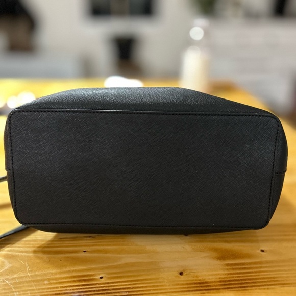 Kate Spade Black Leather Tote Bag - Picture 8 of 12